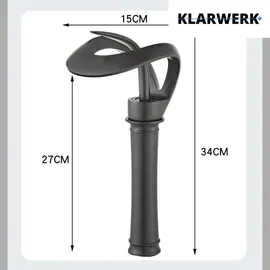 klarwerk NAVIS Wasserfall Wasserhahn Bad Gold matt