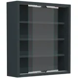 VCM Hängevitrine Agisa 37 x 10 x 40 cm Grau