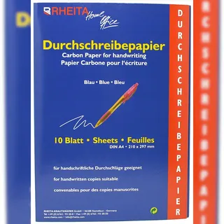RHEITA Durchschreibepapier 10 Blatt