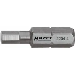 HAZET Schraubendreher-Einsatz (Bit) 2204-6 s: 6 mm Sechskant massiv 6,3 (1/4")