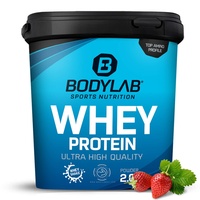 Bodylab24 Whey Protein Erdbeer Pulver 2000 g
