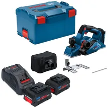 Bosch Professional Akku-Hobel GHO 18V-26 inkl. 2 x ProCore 5,5 Ah + Ladegerät + L-Boxx