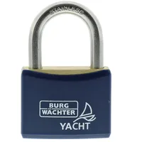 Burg Wächter Vorhängeschloss Messing, Blau