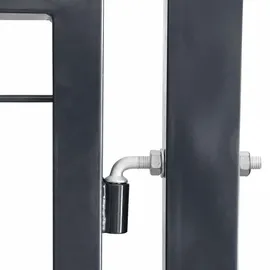 Home Deluxe Doppelstabmatten Gartentor Portarius 1,6 m anthrazit