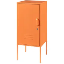 [en.casa] Nachtschrank Hausjärvi 82x35x35 cm Stahl Orange