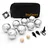 BigDean Boule Set mit 8 verchromten Boule Kugeln