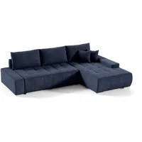 Fun Möbel Ecksofa Sofa mit Schlaffunktion VOGAR Stoff Aston
