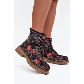 Artiker Schnürstiefeletten in Bunt | Gr.: 36