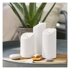 MARELIDA LED Kerzenset 3 Stück weiß