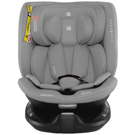 KIKKABOO Kindersitz i-Tour i-Size (40-150 cm) Gruppe 0+/1/2/3, Isofix, drehbar hellgrau