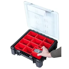 ADB Kleinteilemagazin Kunststoff 40 x 11 x 38,9 cm Schwarz/Rot