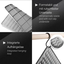 SOTech Abtropfmatte 396 x 327 x 12 mm Grau