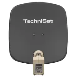 TechniSat Digidish 45 Twin Satellitenantenne Grau