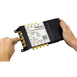 PremiumX Multischalter PXMS 5/8 für 8 Teilnehmer Quattro LNB 24 F-Stecker