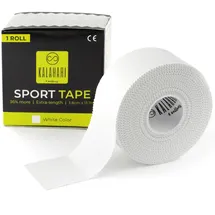 KALAHARI 4 wellness Sporttape Extra Lang Tapeverband 1 Rolle Weiß 3,8 cm x 13,7 m