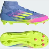 Adidas F50 League Mid FG/MG Kids Fußballschuh BLAU|HELLGELB|rosa 28.5