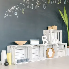 RUST-OLEUM Kreidefarbe Möbellack Antikweiß Matt 0,75 l