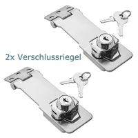 Trucky 2x Ersatz Schloss Verschlusseinheit für Truckbox Edelstahl
