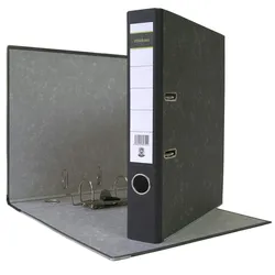 Midori 10 x Aktenordner A4 50 mm Schwarz Wolkenmarmor Archiv Büroordner Ringordner