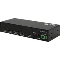 Exsys USB 3.2 Gen 2x1 Hub 4-Port (USB-C, 4 Ports), Dockingstation + USB Hub, Schwarz