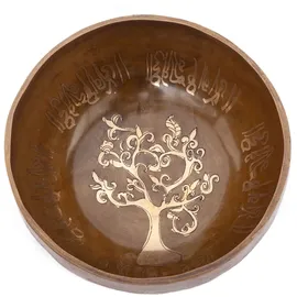 Bodhi Tibetische Klangschale mit Baum des Lebens Gravur 1 St