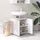 Vicco Waschbeckenunterschrank FREDDY Weiß hochglanz 60 x 56 cm,