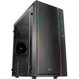 Mars Gaming MCM, Micro ATX PC Box, Kompakt, 16 ARGB-Modi, 8 cm Lüfter
