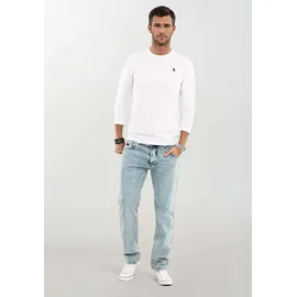 Alessandro Salvarini Comfort-fit-Jeans Blau W34L32