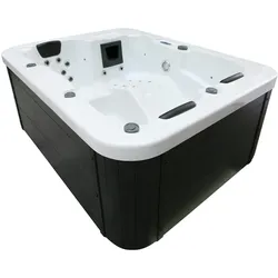 HOME DELUXE Outdoor Whirlpool WHITE MARBLE PURE - Ausstattung: Pure, Farbe: Weiß