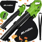 Maltec Laubbläser Laubsauger mit Schredder 3500 W