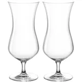 LEONARDO Il Mondo Hurricane Gläser 2er Set - Cocktailglas aus Kristallglas, hochwertig verarbeitet - Inhalt 520 ml - Spülmaschinengeeignet - 2 Cocktail Gläser transparent,