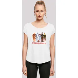 T-Shirt F4NT4STIC "Wizard of Oz Squad Goals", Damen, Gr. 5XL, weiß, Obermaterial: 100% Baumwolle, casual, regular fit, Rundhals, Kurzarm ohne Bündchen, Shirts, Print
