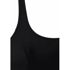 LASCANA Badeanzug, mit Schlankmach- Effekt, schwarz