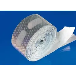 42 mm Kantenverschlussband, Rolle à 15m für 16mm PC-Platten selbstklebend,mit (mittleren) Membranen
