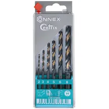 Connex HSS-Bohrersatz mit Zentrierspitze Ø 2/3: 4/5/6/8 mm 6-teilig