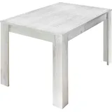 INOSIGN Esstisch "Urbino", weiß (pinie weiß), B:137cm H:79cm T:90cm, Tische, Rechteckiger Esstisch Esstisch, Breite 137 mit Ansteckplatte