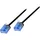 Logilink CQ3013U RJ45 Patchkabel CAT 6a U/UTP slim 0,3 m Schwarz extrem dünn, hochflexibel, Flammwidrig, Halogenfrei