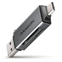 AXAGON CRE-DAC External USB 3.2 Gen1 Type-C+Type-A 2-slot SD/microSD