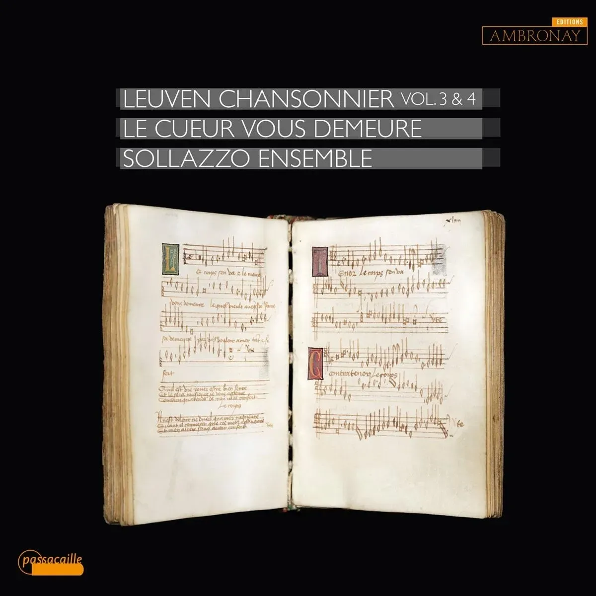 The Leuven Chansonnier Vol. 3 & 4 - Anna Danilevskaia  Sollazzo Ensemble. (CD)