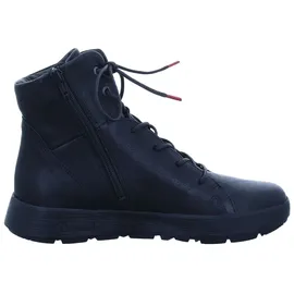 THINK! Damen Comoda chromfrei gegerbte Schurwolle Schneestiefel, 0000 schwarz 39 EU