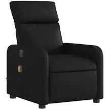 vidaXL Massagesessel Elektrisch Kunstleder 89,5 x 95,5 x 0 cm Schwarz