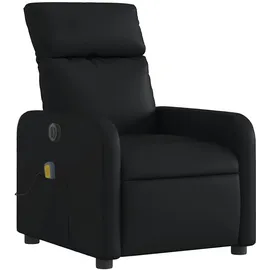vidaXL Massagesessel Elektrisch Kunstleder 89,5 x 95,5 x 0 cm Schwarz