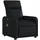 vidaXL Massagesessel Elektrisch Kunstleder 89,5 x 95,5 x 0 cm Schwarz
