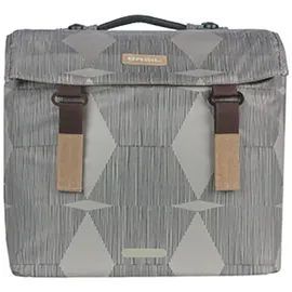 Basil Elegance Mik Doppelte Fahrradtasche grau/taupe