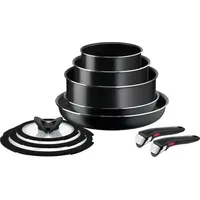 Tefal Ingenio Easy Cook & Clean Topf-Set 10-tlg. 4 x Kochtopf + 4 x Pfanne + 2 x Deckel