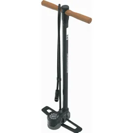 SKS NXT Standpumpe schwarz/braun, 16 bar, Multi Valve MV EASY, Buchenholzgriff