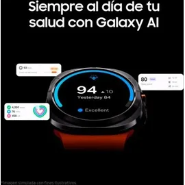 Samsung Galaxy Watch Ultra LTE 47 mm Titanium Gray Marine Band Orange