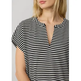 s.Oliver Gestreiftes Kurzkleid Sommerkleid Schwarz/Weiß 34