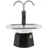 Bialetti Mini Express 2 Tassen Schwarz