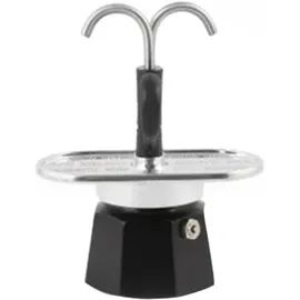 Bialetti Mini Express 2 Tassen Schwarz